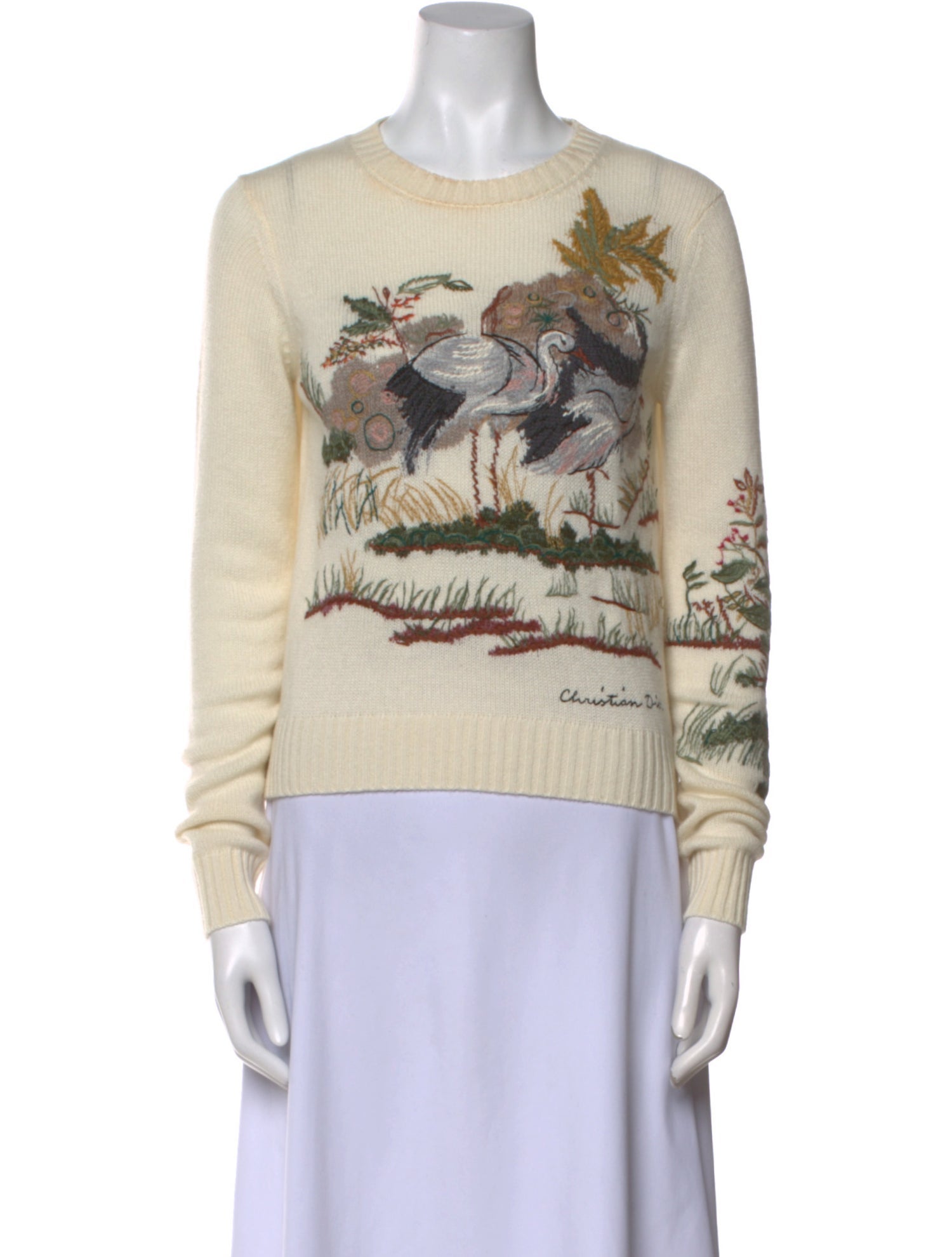 Christian Dior Cashmere Printed Sweater