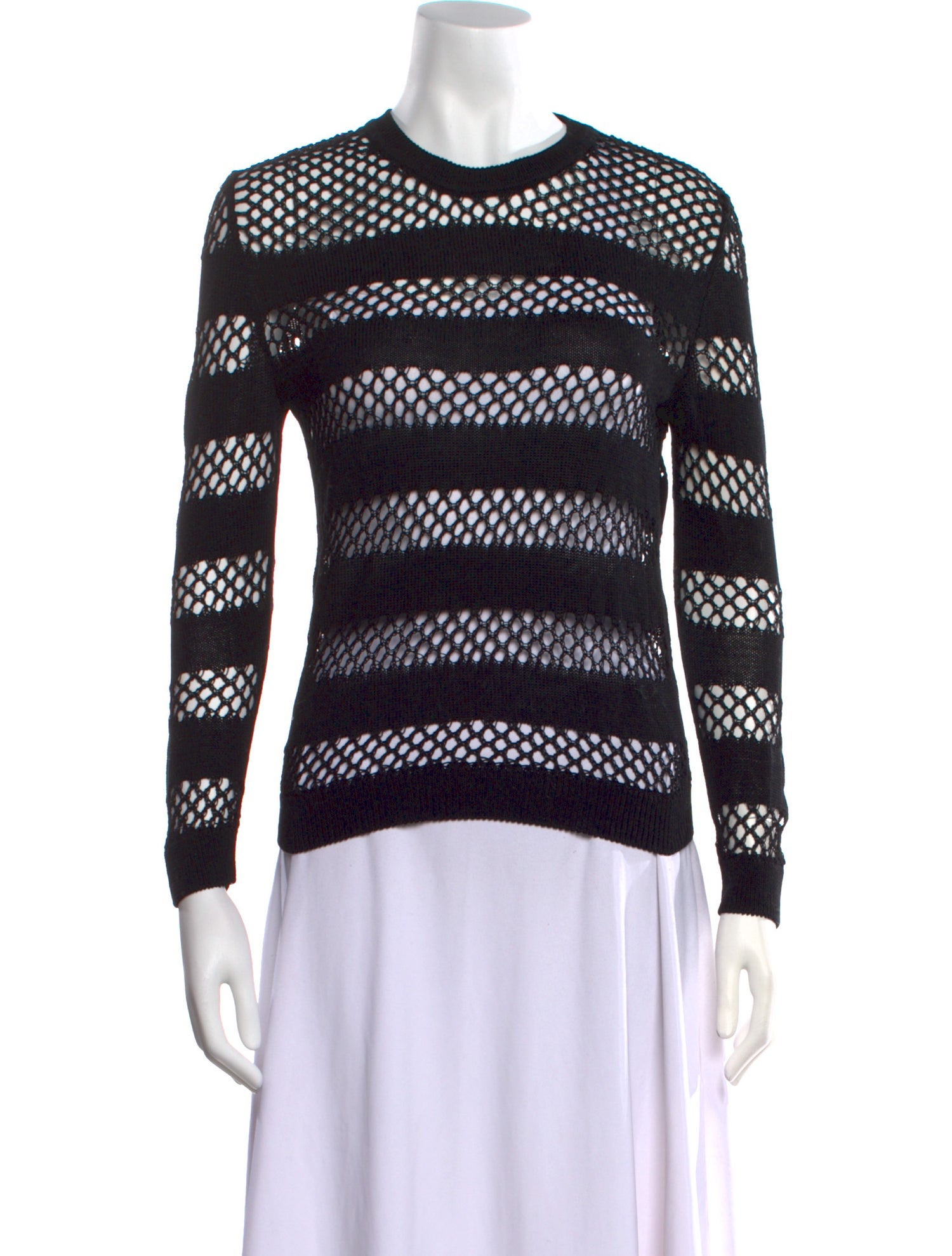 Christian Dior Silk Striped Sweater