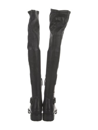 Christian Dior Cannage Pattern Leather Boots