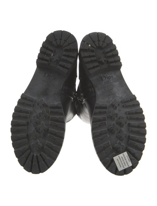 Christian Dior Cannage Pattern Leather Boots