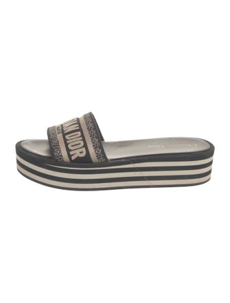 Christian Dior Dway Printed Slides