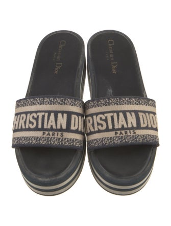 Christian Dior Dway Printed Slides