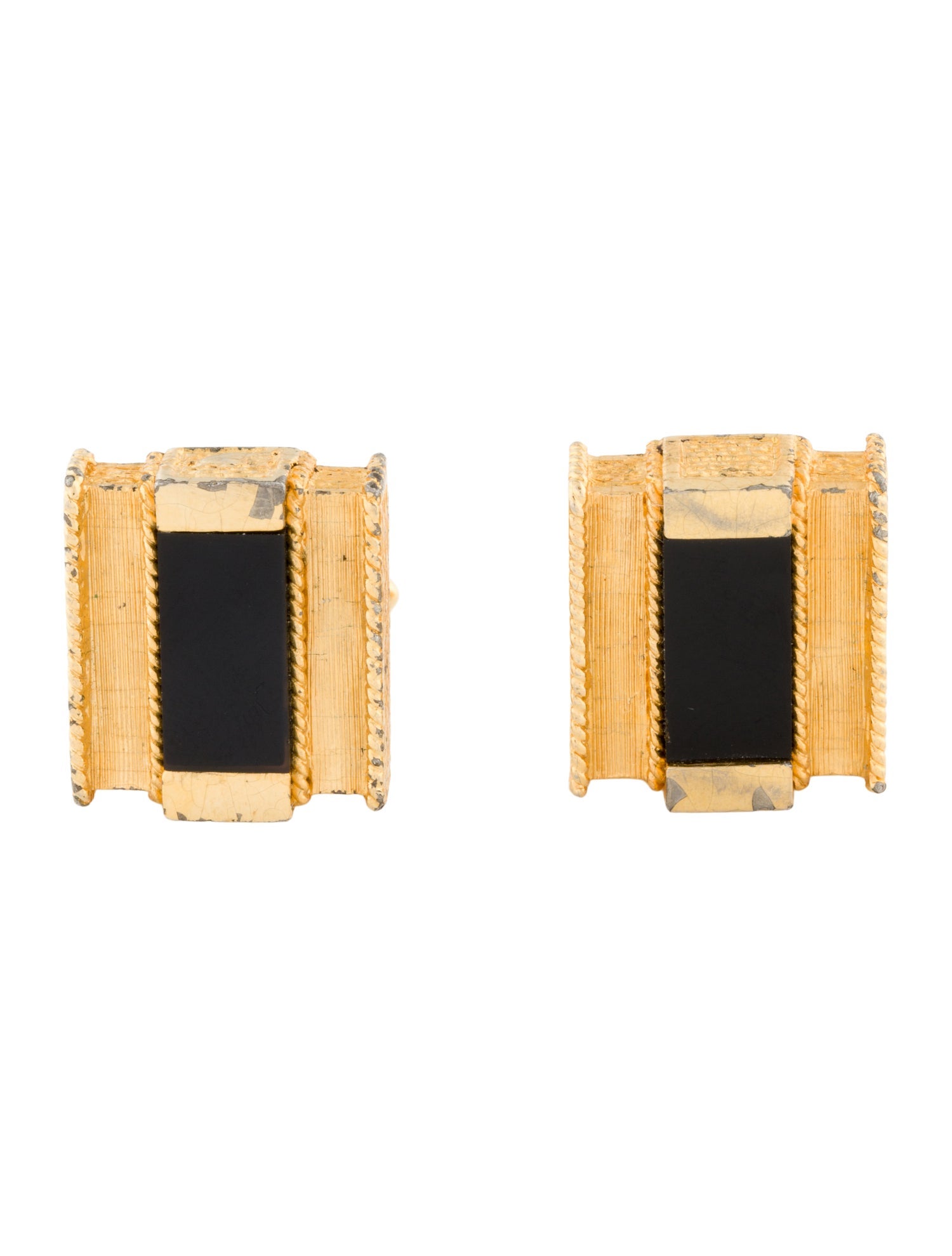 Christian Dior Vintage Enamel Cufflinks