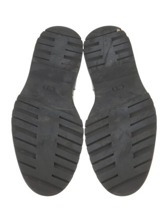 Christian Dior Signature Logo Leather Loafers
