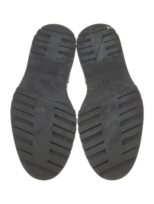 Christian Dior Signature Logo Leather Loafers