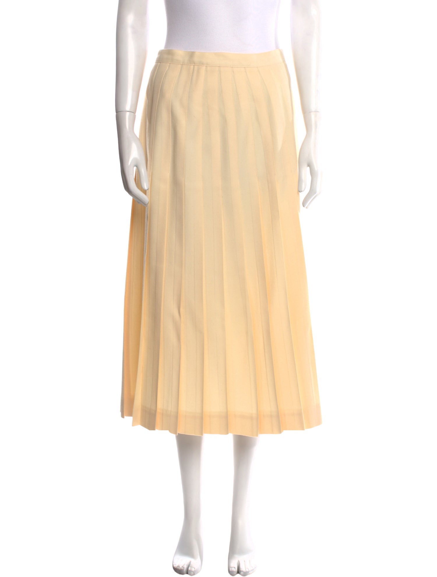 Christian Dior Wool Midi Length Skirt