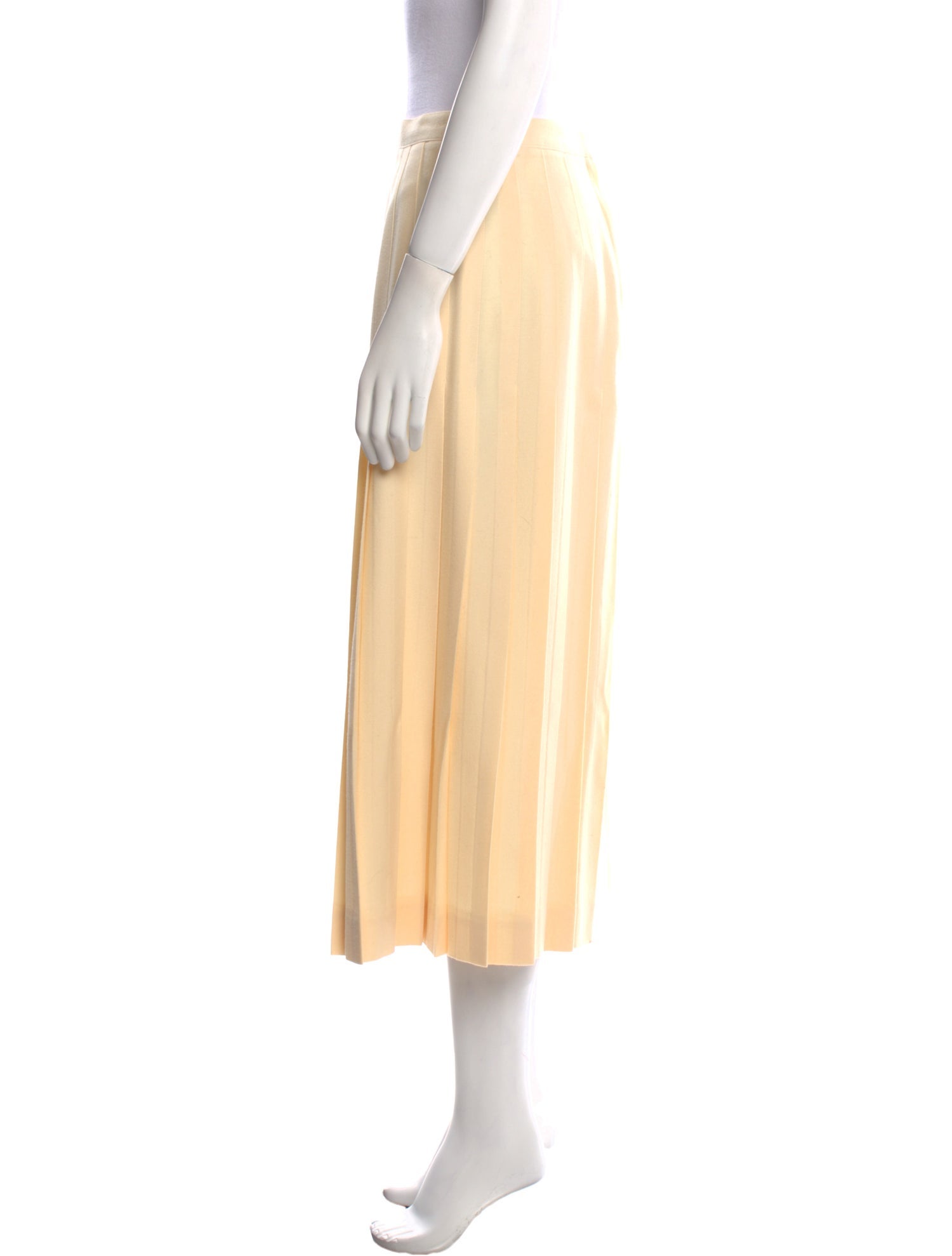 Christian Dior Wool Midi Length Skirt