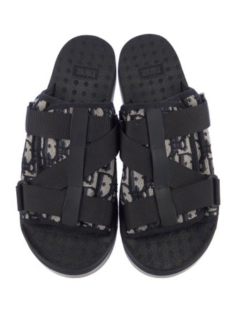 Christian Dior Oblique Jacquard Slides