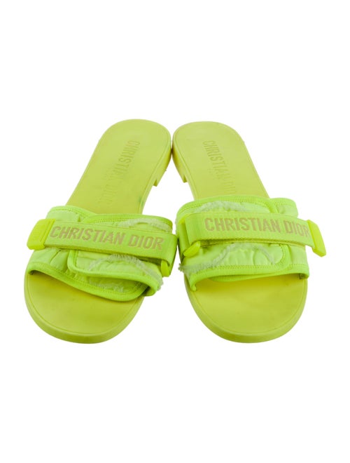 Christian Dior Raw-Edge Trim Slides