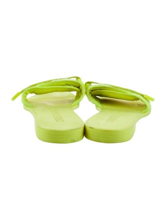 Christian Dior Raw-Edge Trim Slides