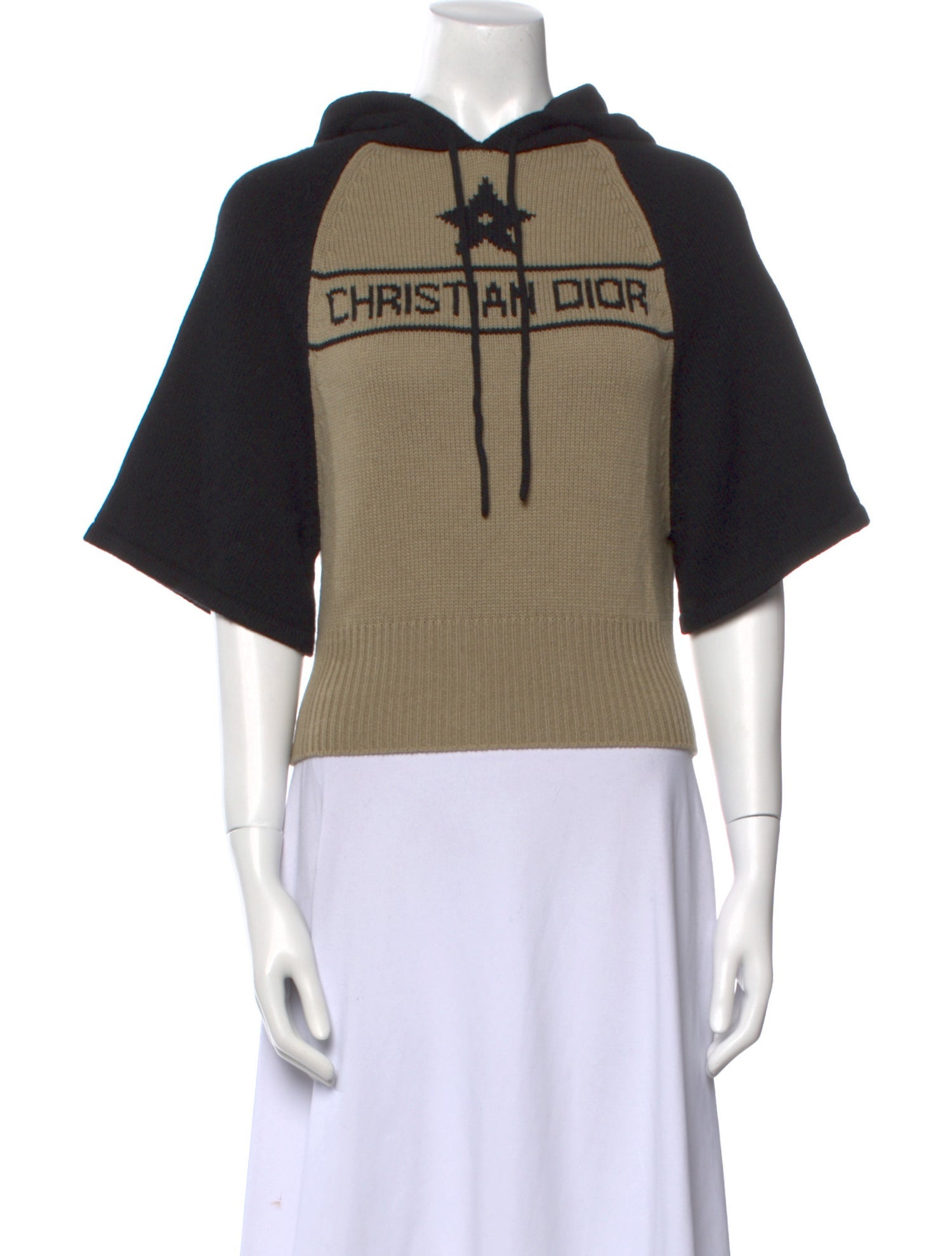 Christian Dior Cashmere Graphic Print Sweater