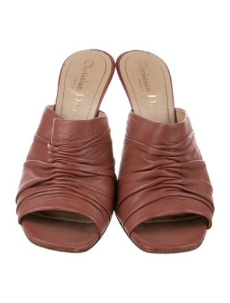 Christian Dior Leather Slides