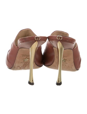 Christian Dior Leather Slides