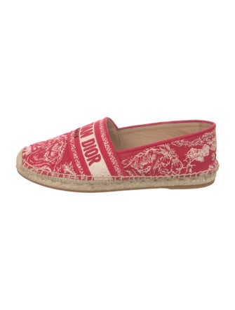 Christian Dior Canvas Printed Espadrilles