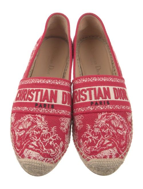 Christian Dior Canvas Printed Espadrilles
