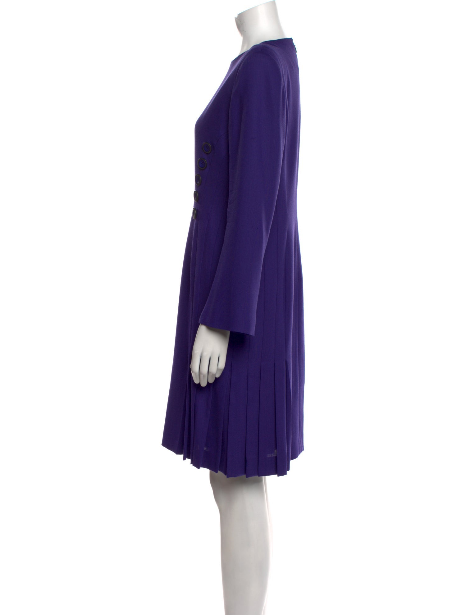 Christian Dior Crew Neck Knee-Length Dress