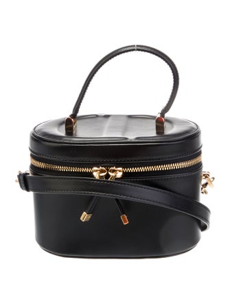 Christian Dior Leather CD Signature Vanity Case w/ Strap Small 2023