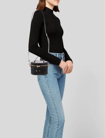 Christian Dior Leather CD Signature Vanity Case w/ Strap Small 2023