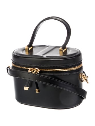 Christian Dior Leather CD Signature Vanity Case w/ Strap Small 2023