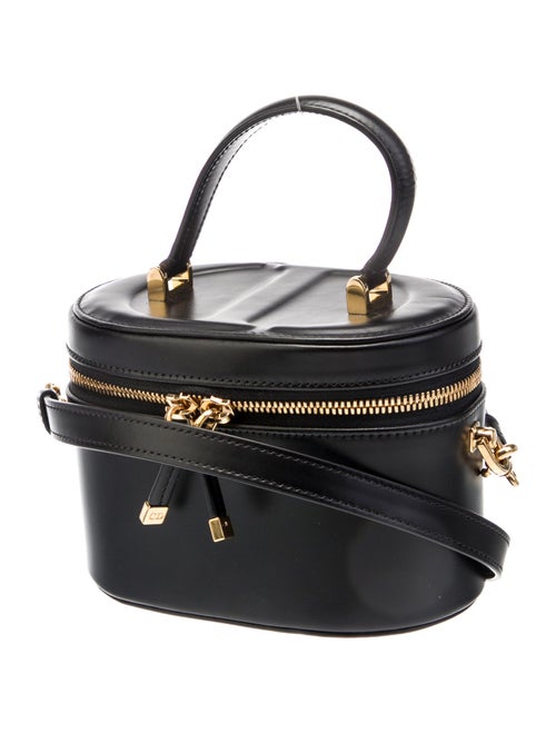 Christian Dior Leather CD Signature Vanity Case w/ Strap Small 2023