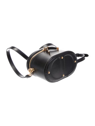 Christian Dior Leather CD Signature Vanity Case w/ Strap Small 2023