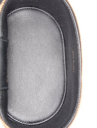 Christian Dior Leather CD Signature Vanity Case w/ Strap Small 2023