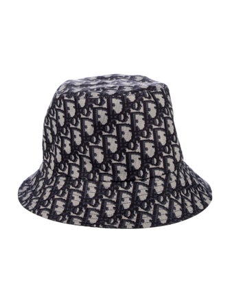 Christian Dior Reversible Oblique Teddy-D Small Brim Bucket Hat