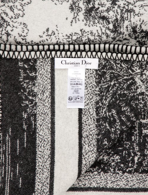 Christian Dior Toile de Jouy Scotland Throw Blanket