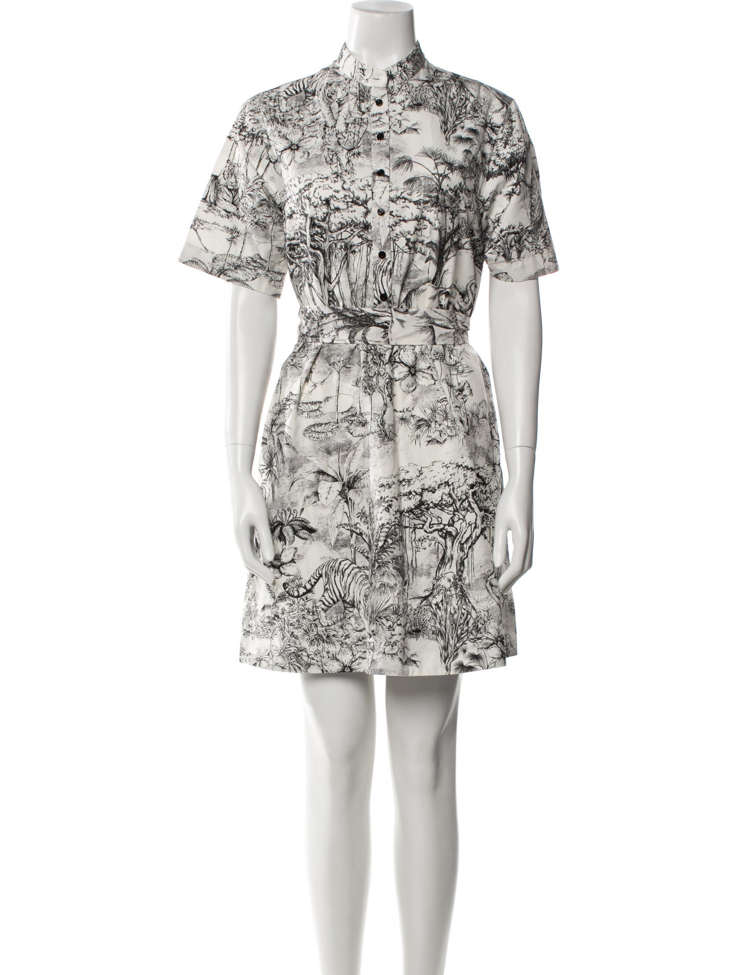 Christian Dior Printed Mini Dress