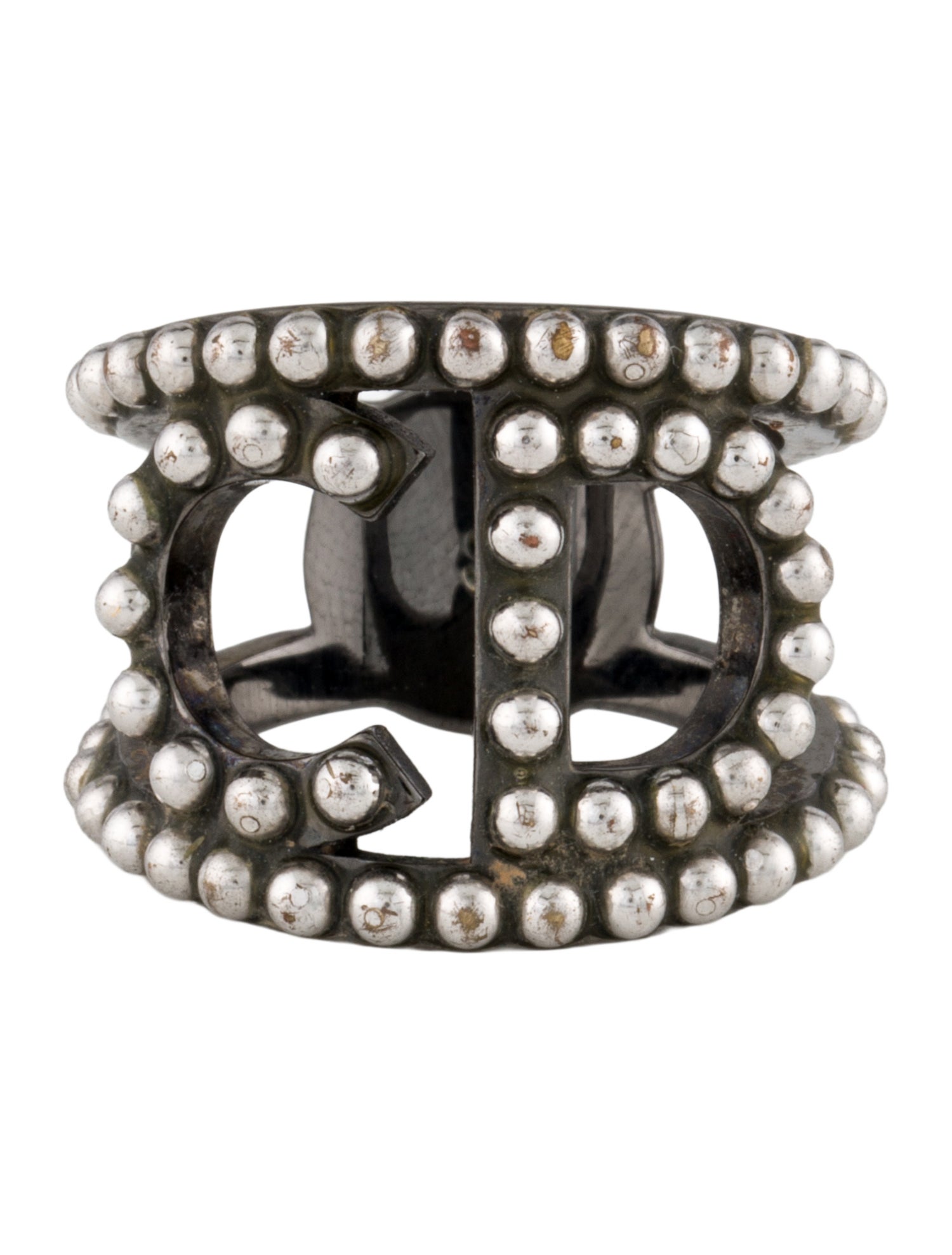 Christian Dior Beaded Cocktail Ring