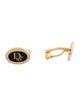 Christian Dior Crystal & Enamel Cufflinks