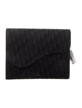 Christian Dior Pattern Print Canvas Ipad Case