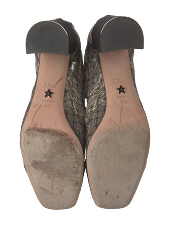 Christian Dior Suede Printed Combat Boots