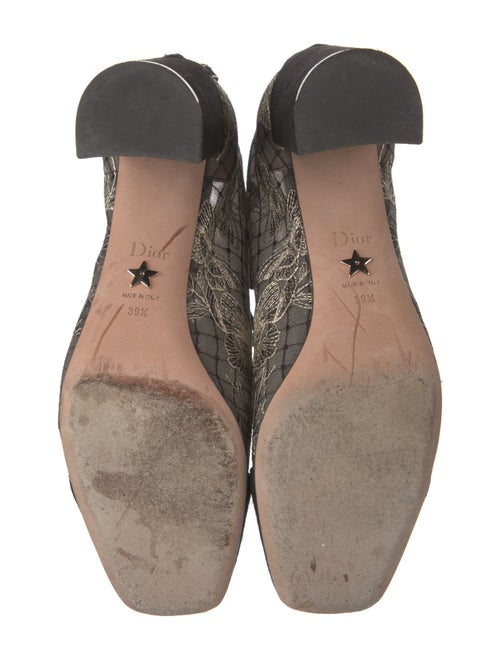 Christian Dior Suede Printed Combat Boots