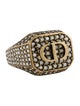 Christian Dior Crystal CD Ring