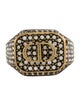 Christian Dior Crystal CD Ring