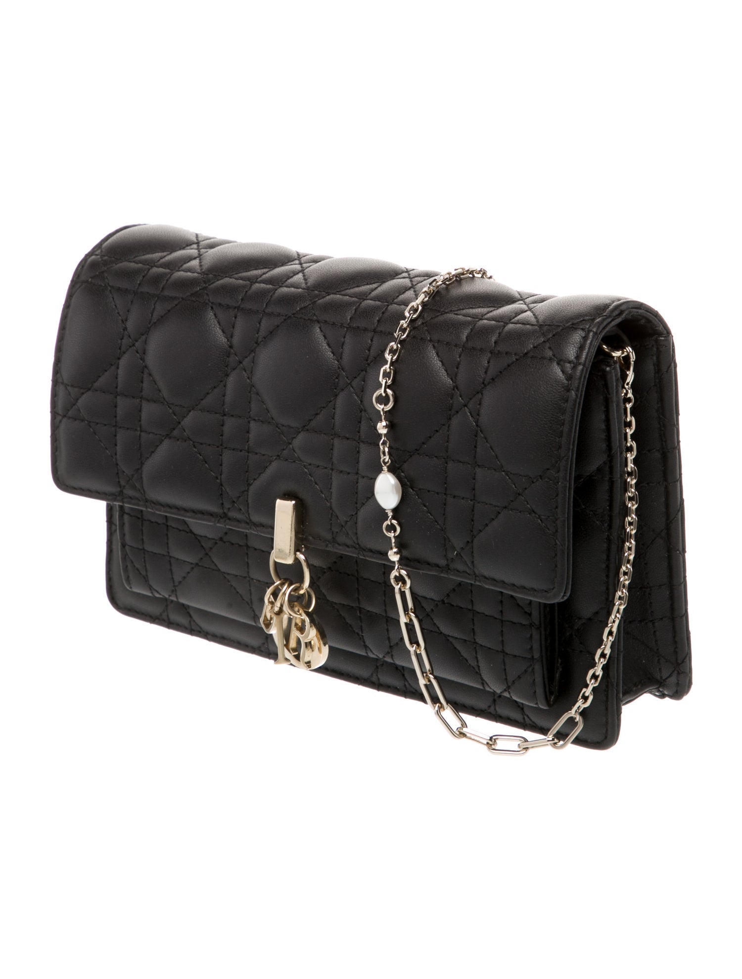 Christian Dior Cannage My Dior Daily Pouch with Chain 2022