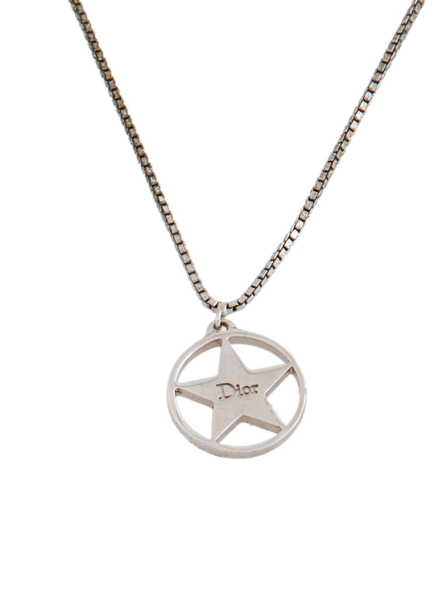 Christian Dior Star Pendant Necklace
