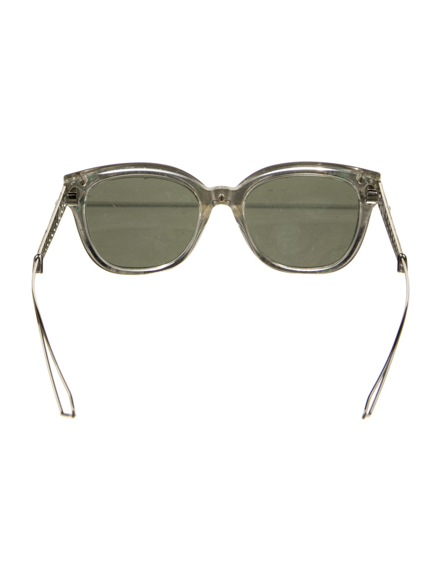 Christian Dior Cannage Pattern Wayfarer Sunglasses