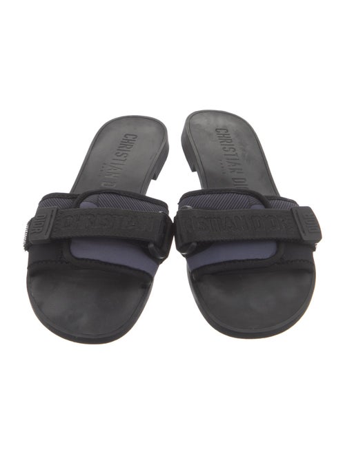 Christian Dior Canvas Patterned Slides