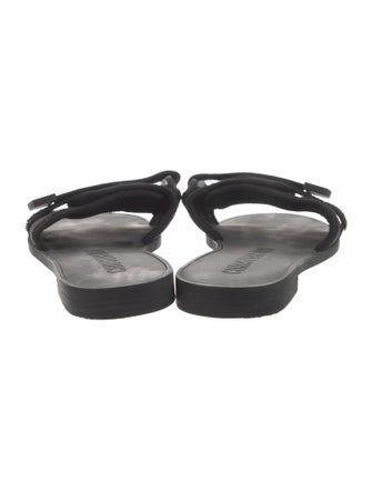 Christian Dior Canvas Patterned Slides