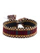Christian Dior Thread & Cotton Friendship Wrap Bracelet