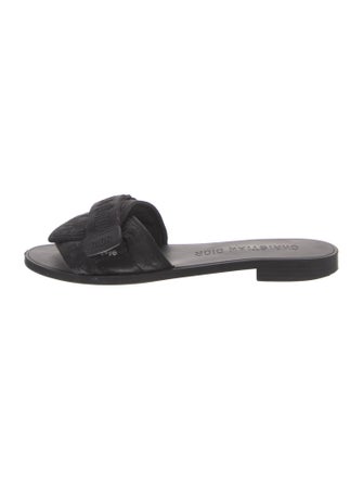 Christian Dior Oblique Jacquard Slides