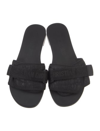 Christian Dior Oblique Jacquard Slides
