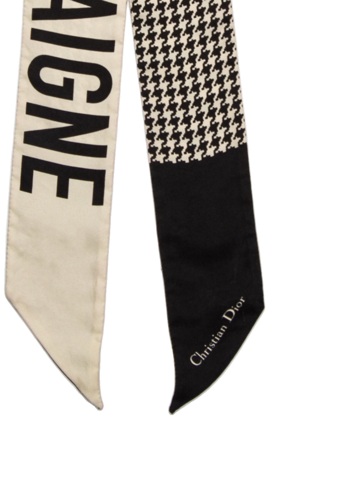 Christian Dior Silk Printed Bandeau