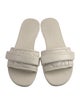 Christian Dior Cannage Pattern Leather Slides