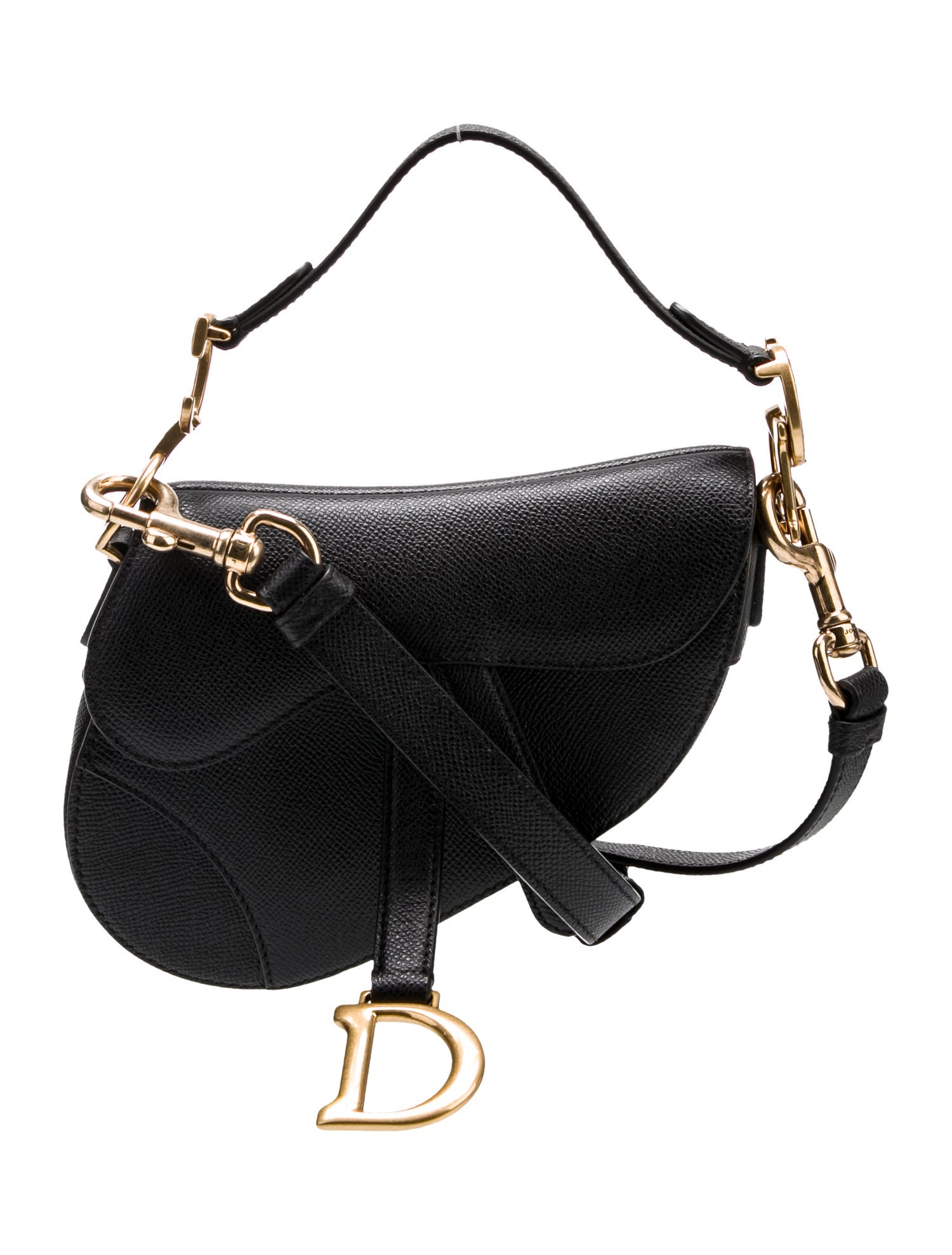 Christian Dior Leather Saddle Mini 2022