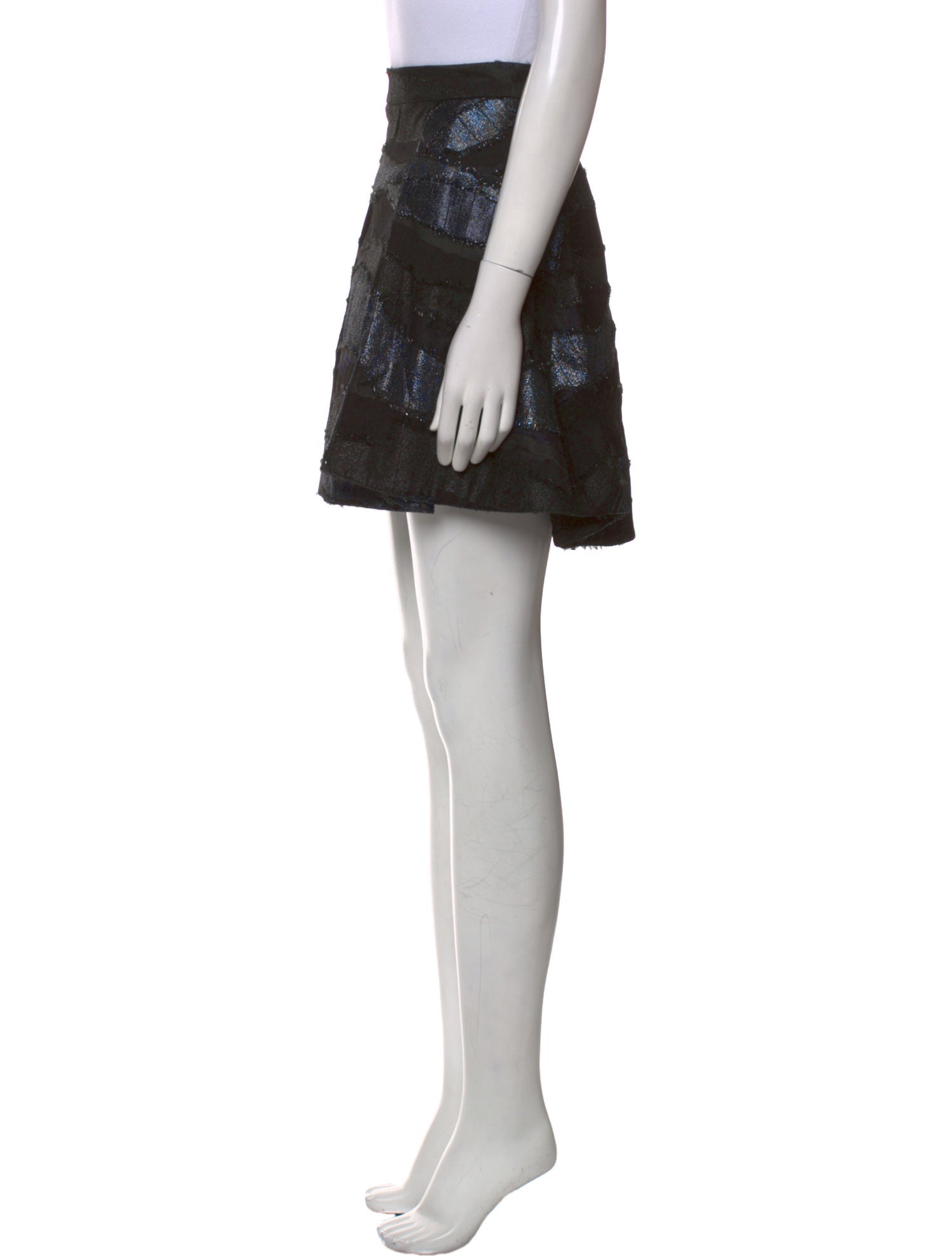 Christian Dior Fringe Trim Accent Mini Skirt