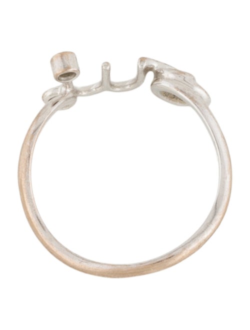 Christian Dior 18K Diamond 'Oui' Dioramour Ring