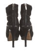 Christian Dior Suede Lace-Up Boots